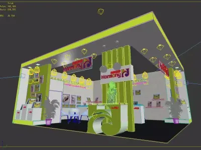 Exhibition - Area - 8X7-3DMX2010-09 3D model