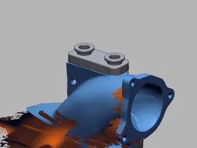 Intake manifold Rubber mount 1 9 TDI 3D print model