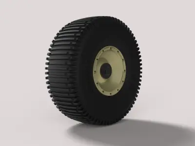 Offroad wheel 28 3D model