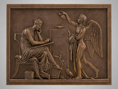 Relief Genio lumen 3D model