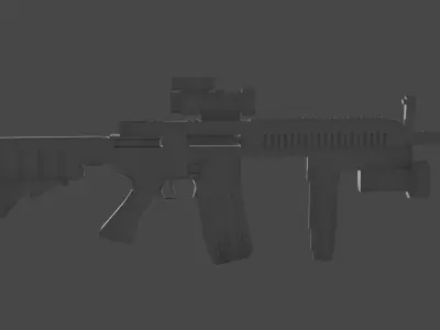 Military operation weapon 3D model