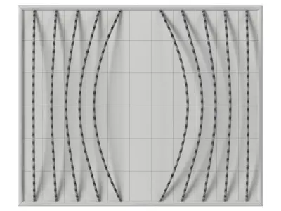 Illustrated wall art frame - Part 5 3D model