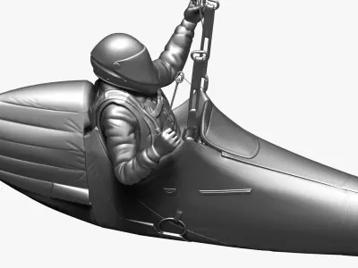  Paraglider in capsule 