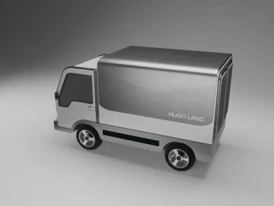Car - Truck - Truck Eclectric - Van Free 3D model