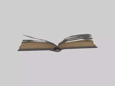 Witchsspellbookmod 1 Low-poly 3D model