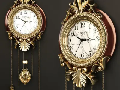 Hoiyu wall clock 3D model