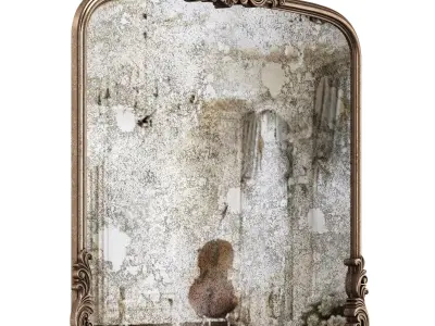 Espejo de pared barroco Fabricio 3D model