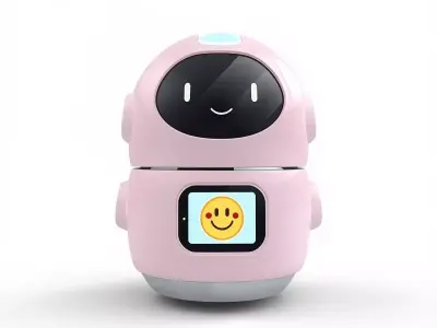 Cute Hover Bot 3D Model v02 Low-poly 3D model
