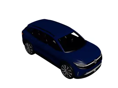 Volkswagen ID Tiguan Modern Electric SUV 3D model