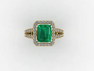EMRELD CUTT RING 3D print model purchase