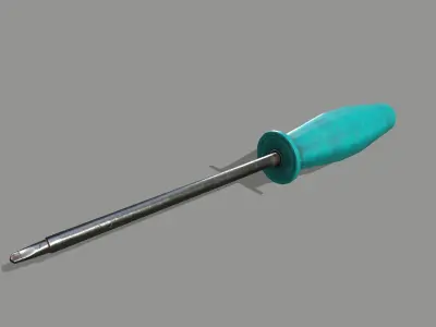 screwdriver Low-poly 3D model 33