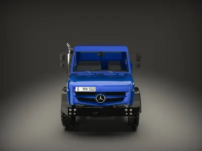 MERCEDES BENZ-UNIMOG 3D model 3D model