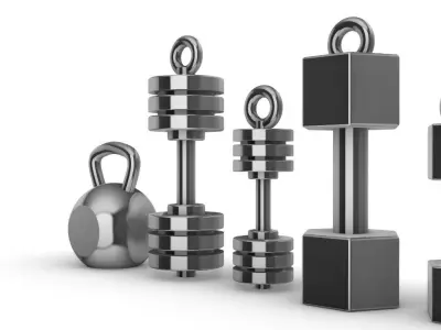 Dumbbell Set Pendants 3D print model