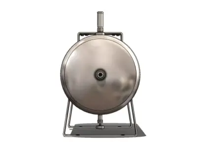 Tanque de Ar SMC VBAT38A1 RV Air Tank 3D model