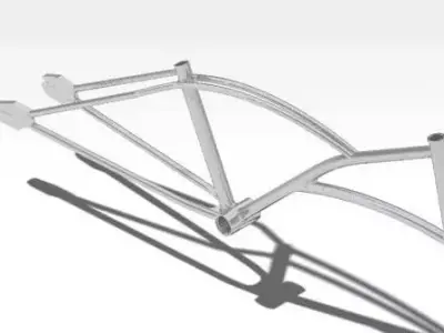 Bike Frame Free 3D model by zakaria-12