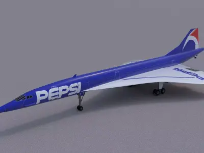 Concorde 3D model shop