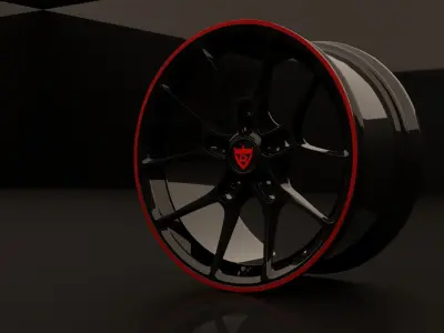 Forged wheels series rv-mc137-362094 3D model