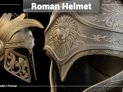 Roman Helmet 3D model purchase