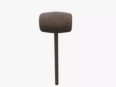 Medieval Mallet Low-poly 3D model purchase