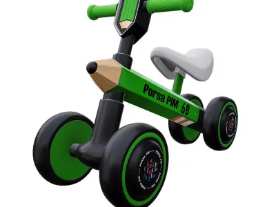 Baby Balance Bike -Pencil 3D model