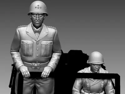 general Patton 3D print model purchase