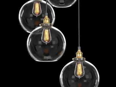 Factory Cafe Pendant 5 3D model