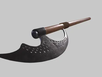 Sparth Axe Low-poly 3D model