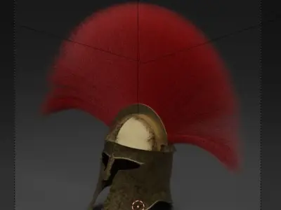 Roman Centurion Helmet Free 3D model
