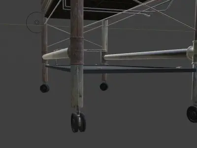 stroller vintage 3D model