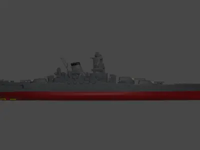 IJN yamato  3D model