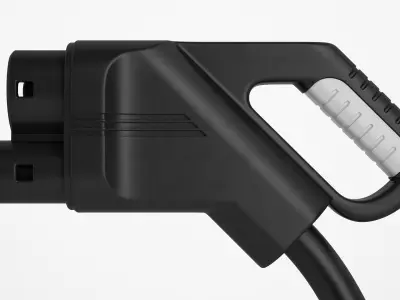 EV Charging Plug 04 3D model
