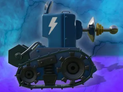 CARTOON TANK 3D model