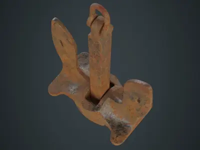 Anchor 1C Low-poly 3D model