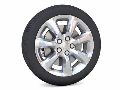 Acura RLX Sedan Rim 3D Model Low-poly 3D model
