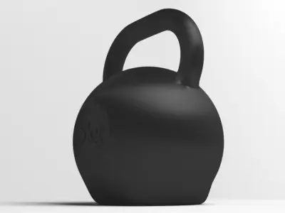 Kettlebell 5kg 3D model