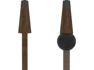 Roman Spear - Pilum Low-poly 3D model purchase