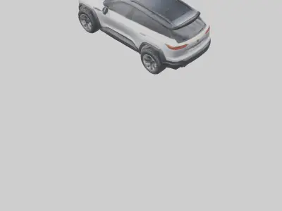 Electric Allterrain SUV model 3D model