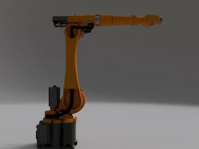 industrial Robots small 3D model