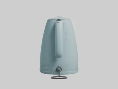 Electric kettle model Low-poly 3D model