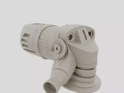 Metal Angle Grinder Tool for 3D print Low-poly 3D model