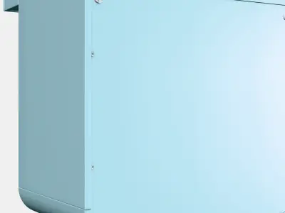 MYLLRA changing table with drawers 3D model