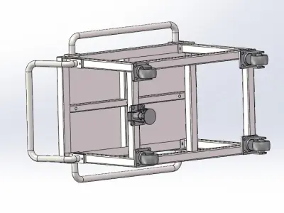 Handcart Free 3D model