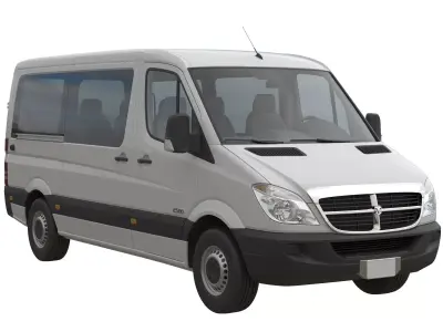 Dodge Sprinter 2500 minibus L2H1  3D model