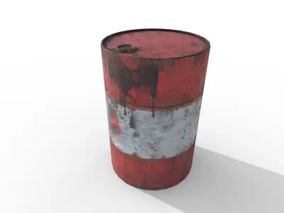 Barrel Free low-poly 3D model get