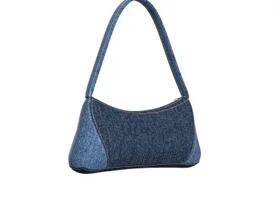 Denim Shoulder Bag 3D model