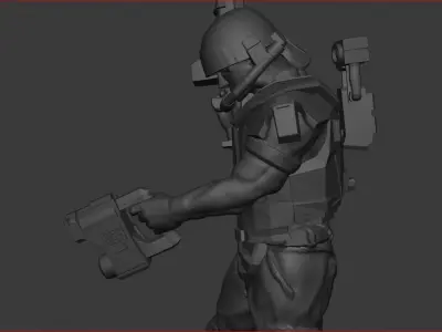 USCM Colonial Marines 3D print model