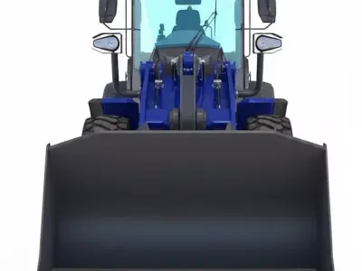 Hitachi ZW180 Wheel Loader 3D model