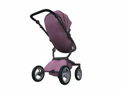 Baby stroller 12 3D model