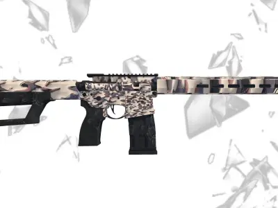 SIGM400 TREAD Rifle Low-poly 3D model