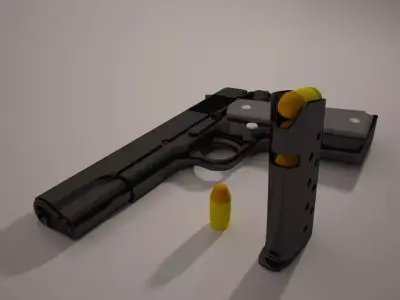 Colt 1911 3D model get